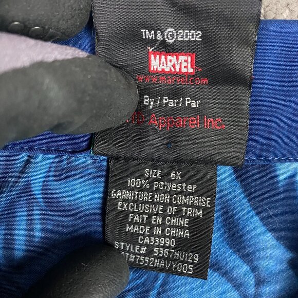 Vintage The Incredible Hulk Shirt Boy's 6X Marvel Comics 2002 Button Up - Picture 5 of 9